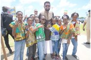 FLASHBACK : President Dr Irfaan Ali celebrating Emancipation Day in Berbice with the youths.