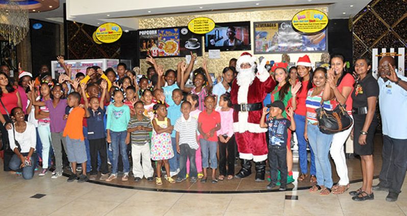Kids jubilate inside the Princess Fun City Entertainment Centre
