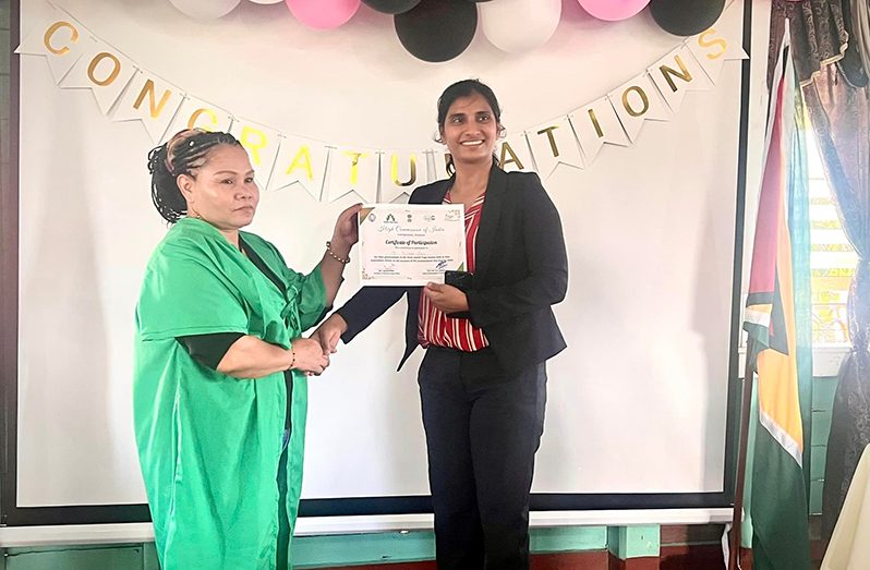 As part of International Day of Yoga 2022 and 2023, the High Commission of India and Namaste Yoga Studio in collaboration with the New Amsterdam Prison, facilitated a yoga programme for female prisoners