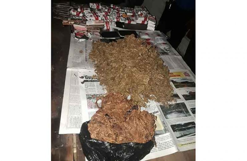 The cache destined for inmates of the Lusignan that was thrown over the fence, but was intercepted by prison security