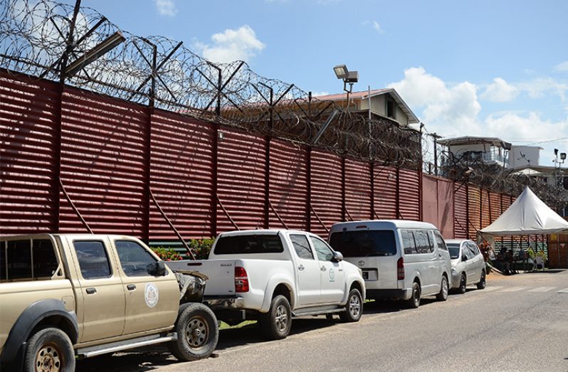 Security at the Georgetown Prison was beefed-up on Friday after the escape plot was uncovered.(Delano Williams photo)