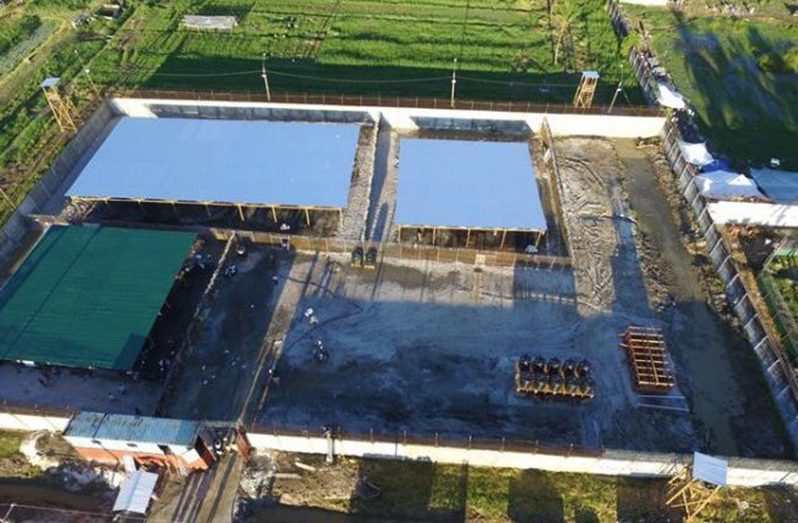 An aerial view of the Lusignan Prison (File photo)