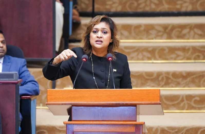 Minister of Local Government and Regional Development, Priya Manickchand