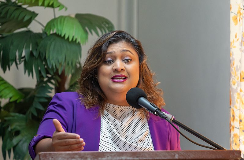Minister of Education, Priya Manickchand (Delano Williams photo)