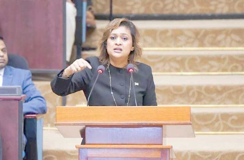 Minister of Local Government and Regional Development, Priya Manickchand