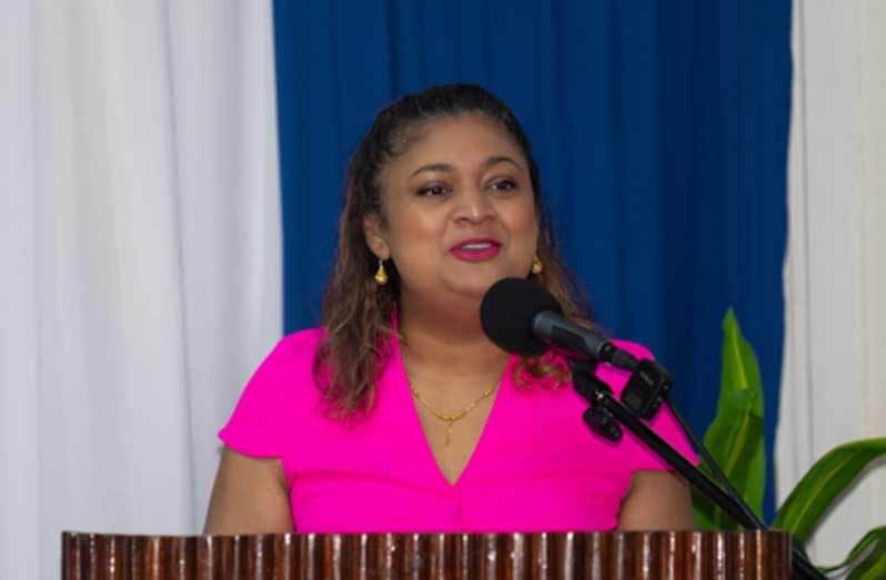 Minister of Education, Priya Manickchand (Delano Williams photo)