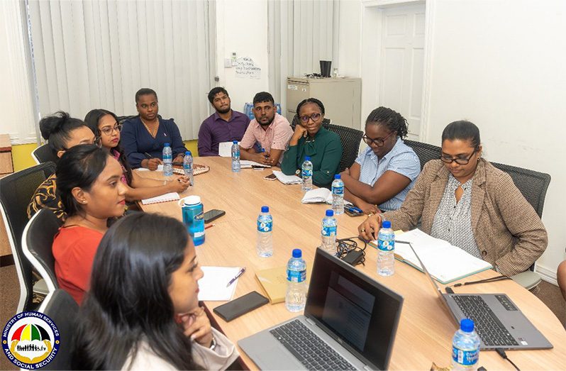 The Personnel Team and Permanent Secretary of the Ministry of Human Services and Social Security, Dr. Erica Forte, participated in a refresher session with the Public Service Commission (PSC), focusing on disciplinary procedures