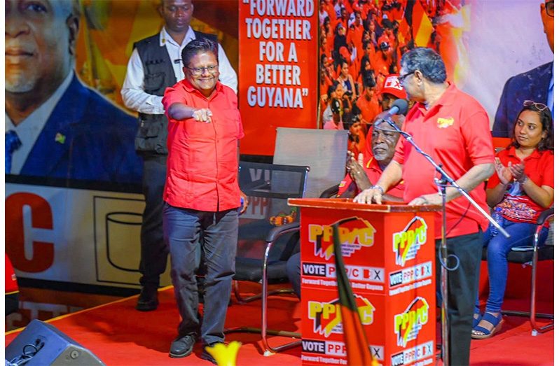 Minister Ashni Singh at Canje’s grand public meeting