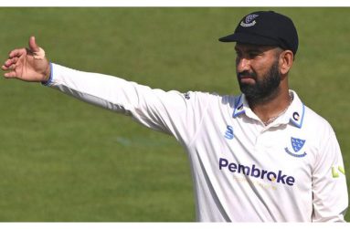 India batter Cheteshwar Pujara will miss Sussex's County Championship match against Derbyshire