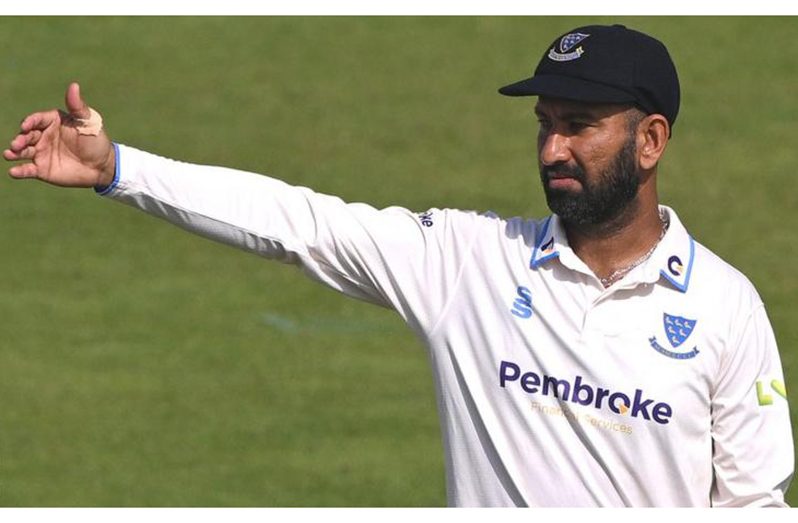 India batter Cheteshwar Pujara will miss Sussex's County Championship match against Derbyshire