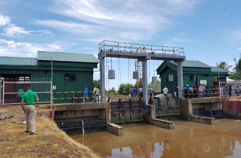 The newly commissioned pump station at Three Friend Region Two