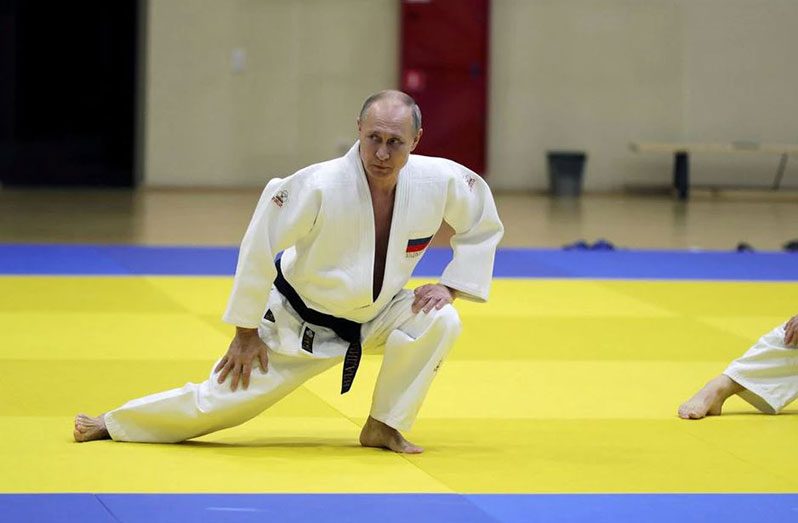 Russian President Vladimir Putin was earlier suspended as the honorary president of International Judo Federation (Reuters photo)