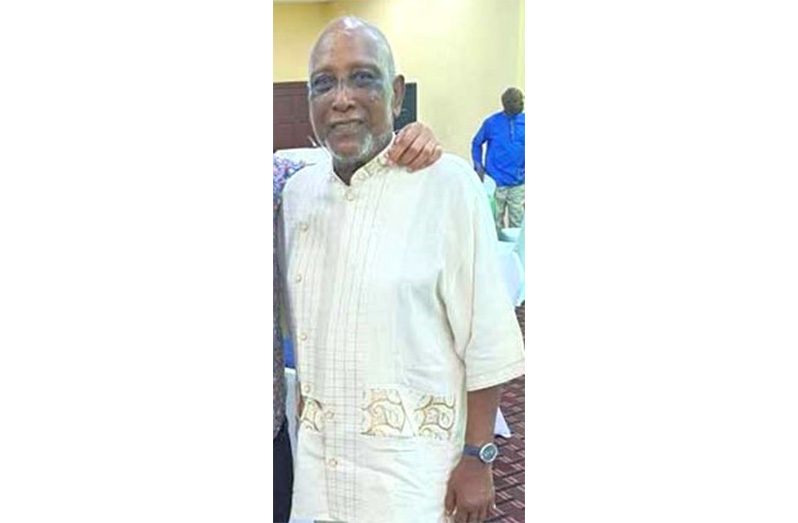 Milton Pydanna on his last trip to Guyana
