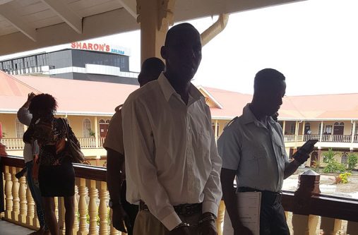 The accused; Quaison Jones called ‘Blondie’ at the Demerara High Court