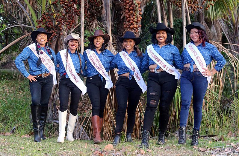 Delegates of the Rupununi Ranchers' Rodeo Pageant (Photos: Photos courtesy of Rupununi Rodeo)