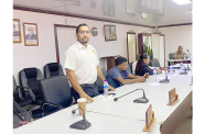 RDC councillor Parmanand Singh makes an input at a recent meeting