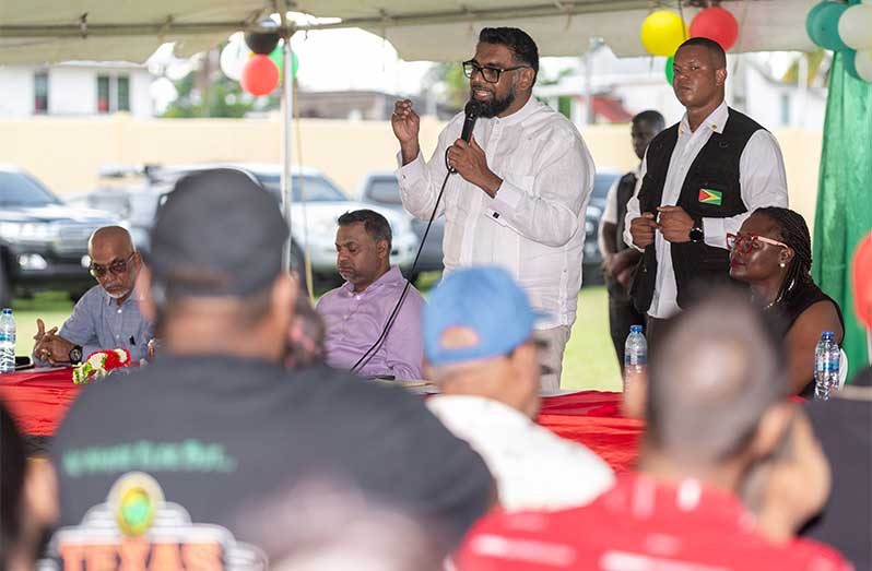 President Dr Irfaan Ali (Delano Williams photo)