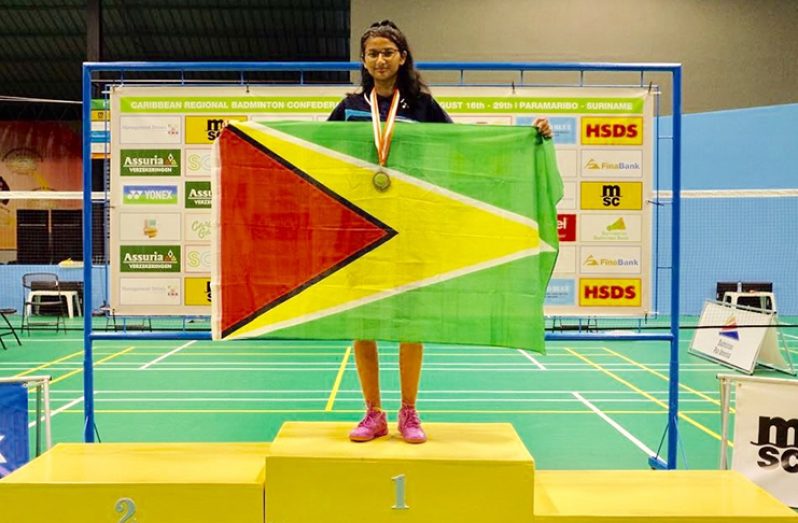 Badminton World Federation (BWF) CAREBACO Under-19 Junior Champion, Priyanna Ramdhani.