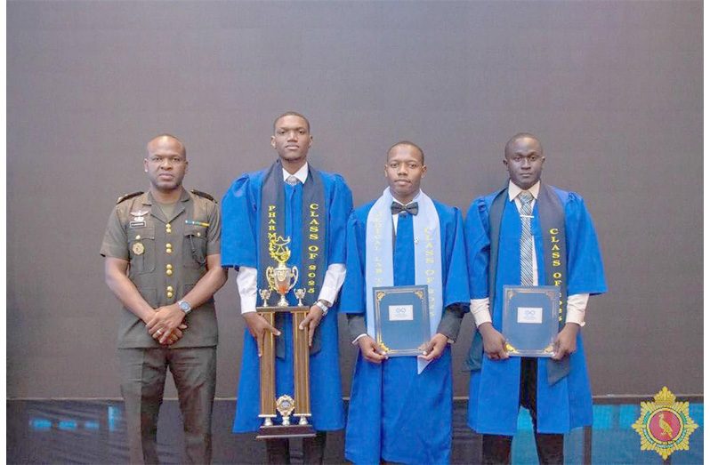 GDF lauded the recent academic achievements of three of its members whose newly acquired qualifications are set to bolster the Force’s medical capabilities