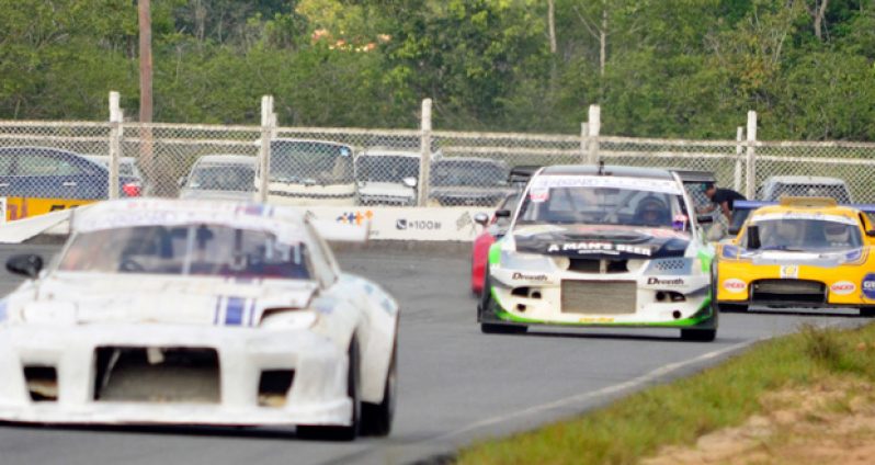 Mohan Rangasammy (left), Kristian Jeffrey (centre) and Andrew King (left) have all been named as part of Team Guyana for the opening round of the CMRC.