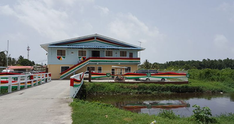 Robbed: The RDC office at Triumph Public Road, East Coast Demerara.
