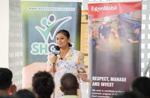 Minister of Local Government and Regional Development, Priya Manickchand (Recover Guyana photos)