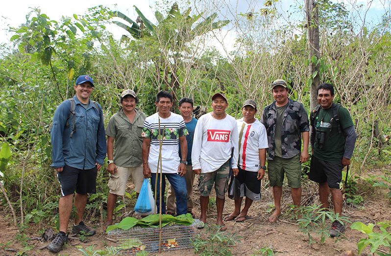 Residents of Karaudarnau Village have been trained to set traps to capture the rabbits for research purposes