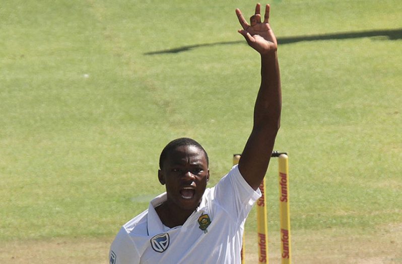 Kagiso Rabada strikes two early blows in Sri Lanka's second innings.