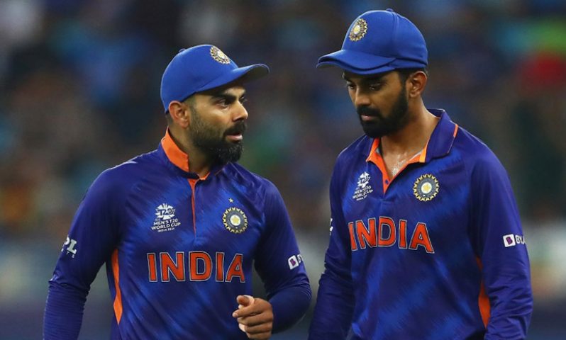 Virat Kohli (left) K.L Rahul