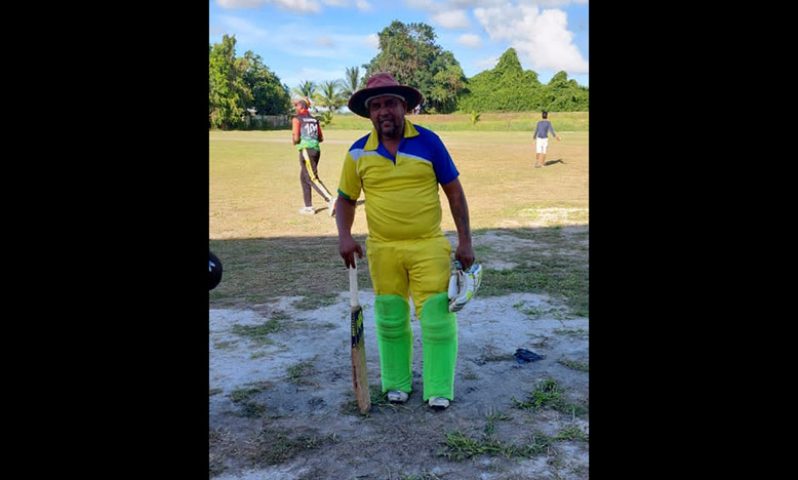 Dyal Rajpat after his man-of-the-match performance in his last game