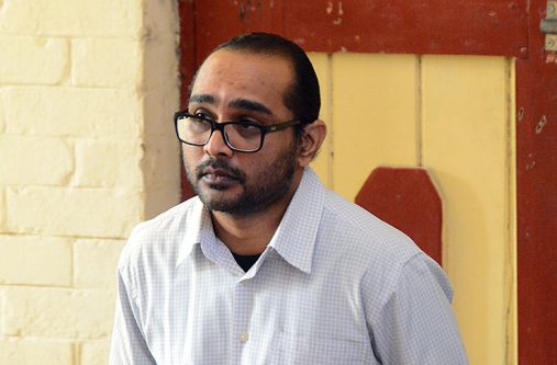 Former accountant of the Guyana Rice Development Board (GRDB), Peter Ramcharran (Photo by Samuel Maughn)