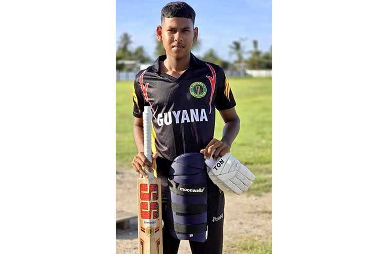 Romario Ramdehol top-scored for Guyana with 48.