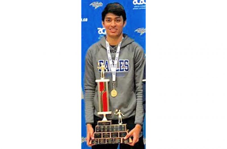 Guyana's top male Badminton player, Narayan Ramdhani
