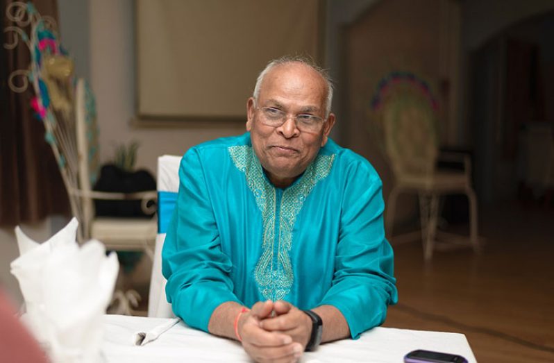 70-year-old  Pandit Ramdular Singh (Delano Williams photo)
