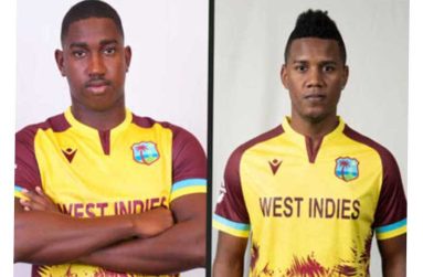 Ramon Simmonds (left) and Akeal Hosein (right) have been included in the West Indies ODI squad to face Bangladesh