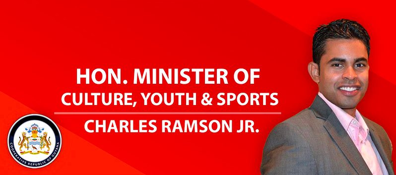 Minister of Culture, Youth & Sport, Charles Ramson Jr.