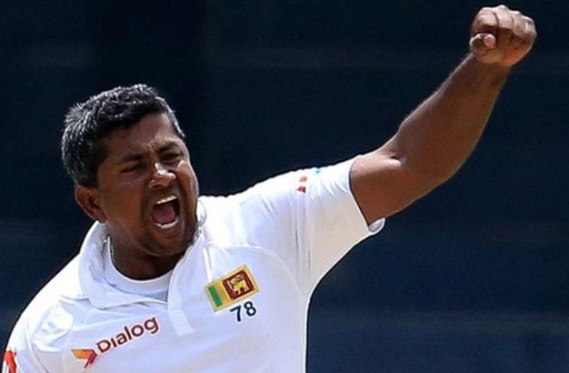 Rangana Herath has taken 10 wickets or more in Tests nine times.