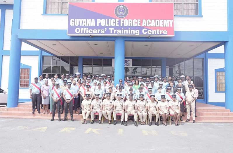 One hundred ranks of the Guyana Police Force (GPF), on Tuesday, proudly graduated from the Junior and Senior Leaders Courses during a formal ceremony held at the Officers’ Training Centre, Eve Leary