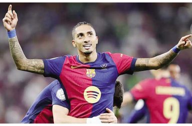 Raphinha's double helped Barcelona to victory