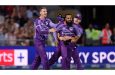 Adil Rashid celebrates with Harry Brook and Matthew Potts after dismissing Jacob Bethell • (ECB via Getty Images)