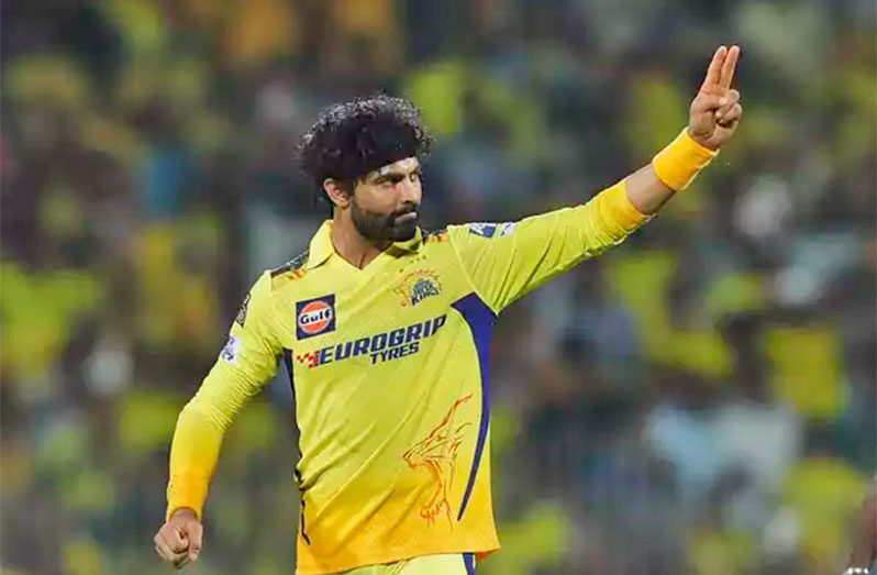 Ravendra Jadeja finished with figures of three for 18