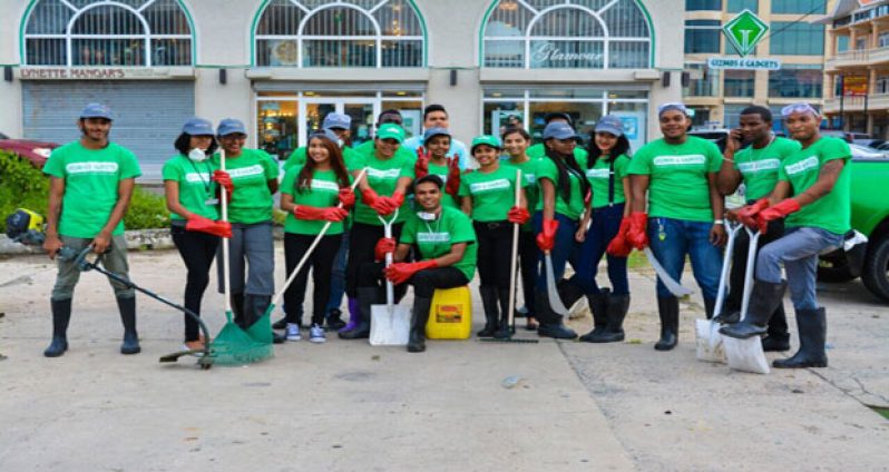 Gizmos and Gadgets staffers ready for action