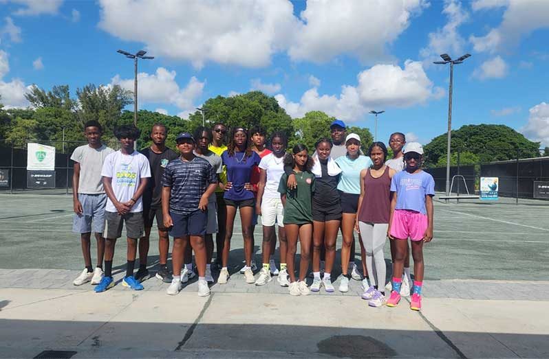 The Rebel Tennis Club players