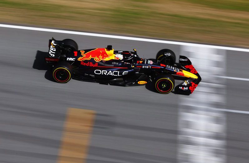 Max Verstappen won in Spain