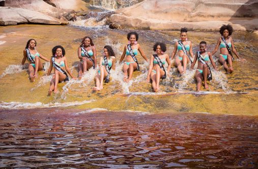The nine delegates vying for the title of Miss Bartica Regatta 2019