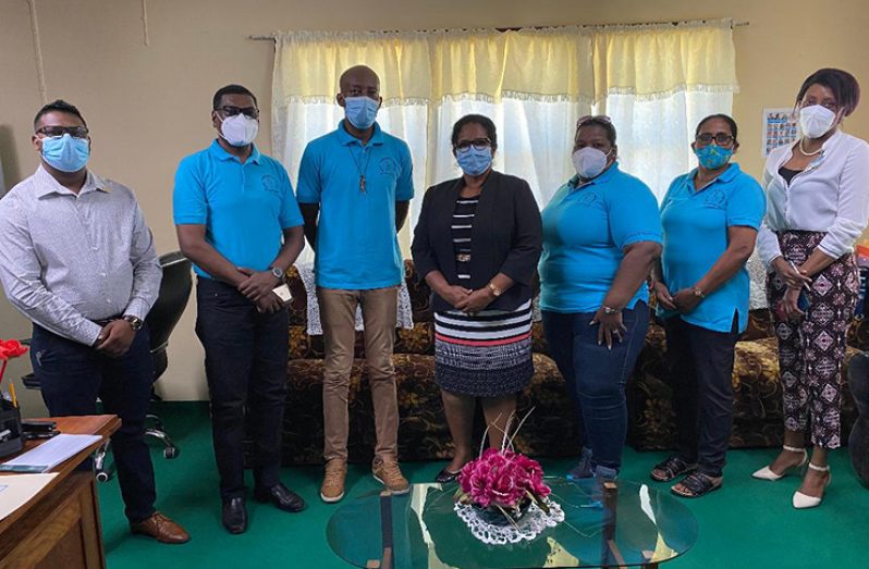 Members of the Medical Termination of Pregnancy (MTC) Advisory Board with Region Two Chairperson, Vilma Da Silva and other officials