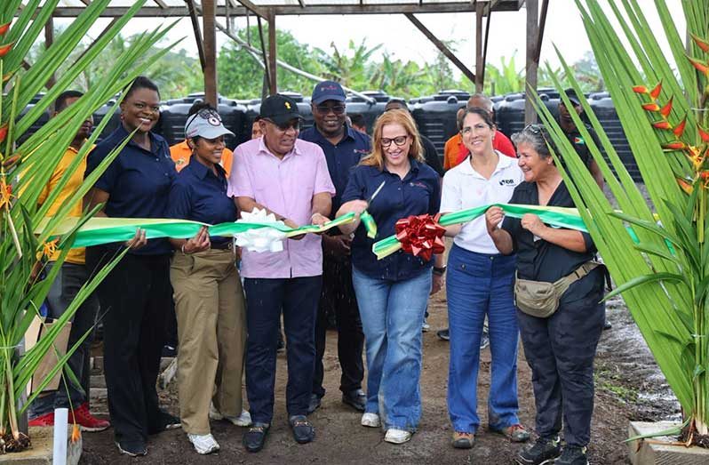 The commissioning ceremony was held at Smith Creek, where Minister Mustapha highlighted the contribution of women to Guyana’s agricultural development and commended Towatuma – Women Working Together for its role in the initiative