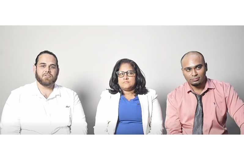 Regional Executive Officer (REO), Dr Josh Kanhai who was recently joined by Regional Education Officer (REdO), Samantha Phagu-Singh and Regional Health Officer (RHO), Dr Mark Allen