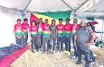 Guyana's World Relay championship teams and AAG officials at the event