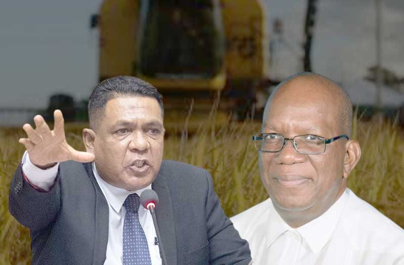 Agriculture Minister, Zulfikar Mustapha and former Finance Minister under APNU+AFC, Winston Jordan